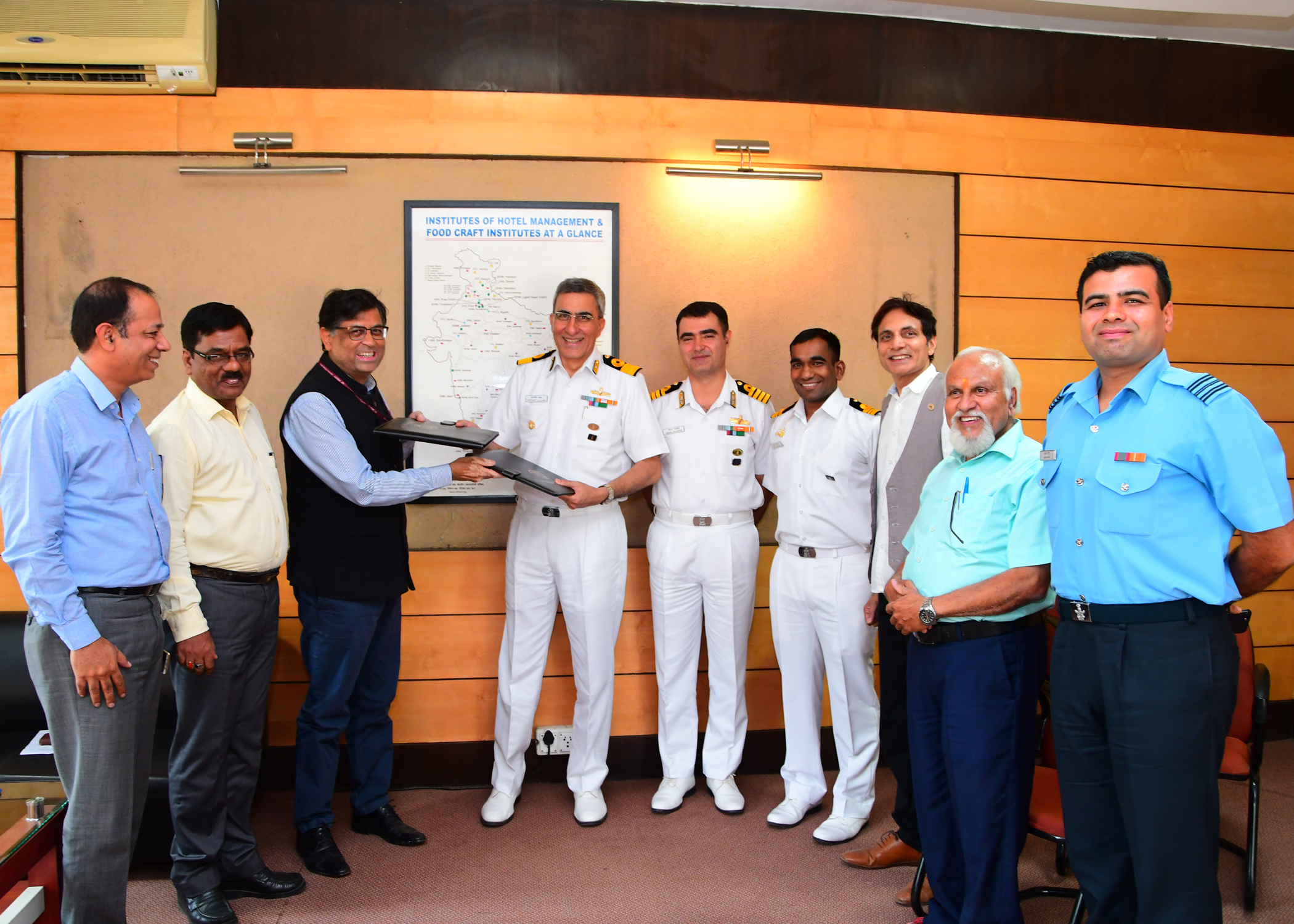 MoU Signing with INS-HAMLA 14-05-2019